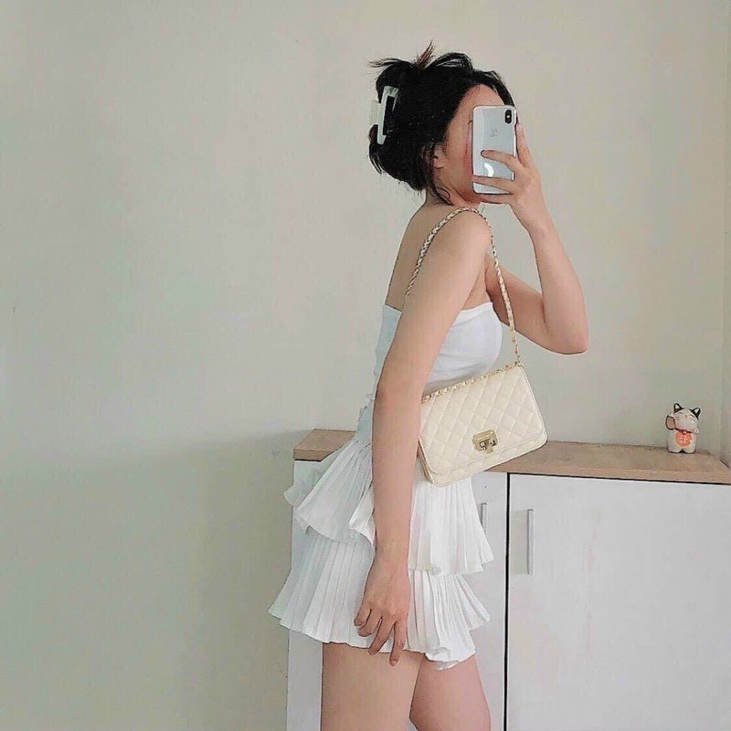 Chân váy PHỒNG 2 TẦNG THON CHÂN DÁNG XINH