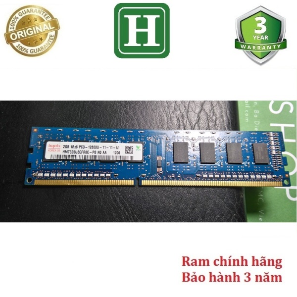 Ram PC DDR3 (PC3) 2Gb bus 1600 - 12800u bảo hành 12 tháng