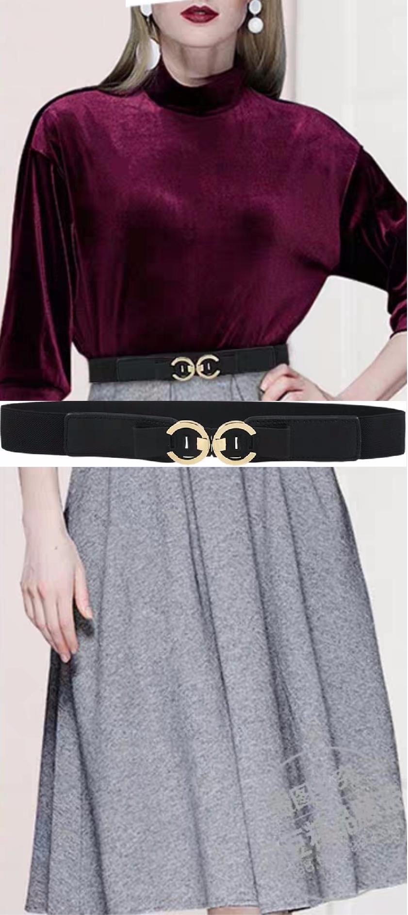 Dây nịt nữ Thắt lưng nữ mặc đầm váy 3cm