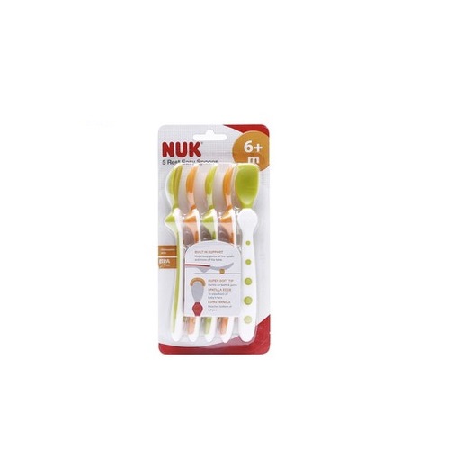 [HCM]THÌA MỀM ĂN DẶM NUK 6M+ (BÁN LẺ 1 THÌA)