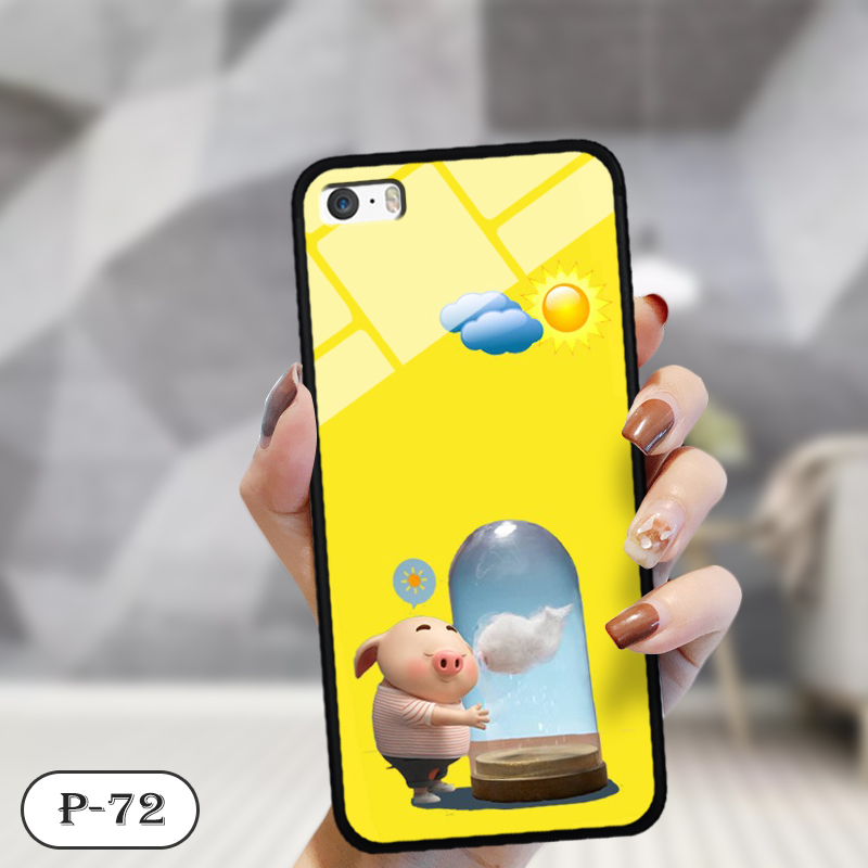Ốp kính in hình cute iphone 5s
