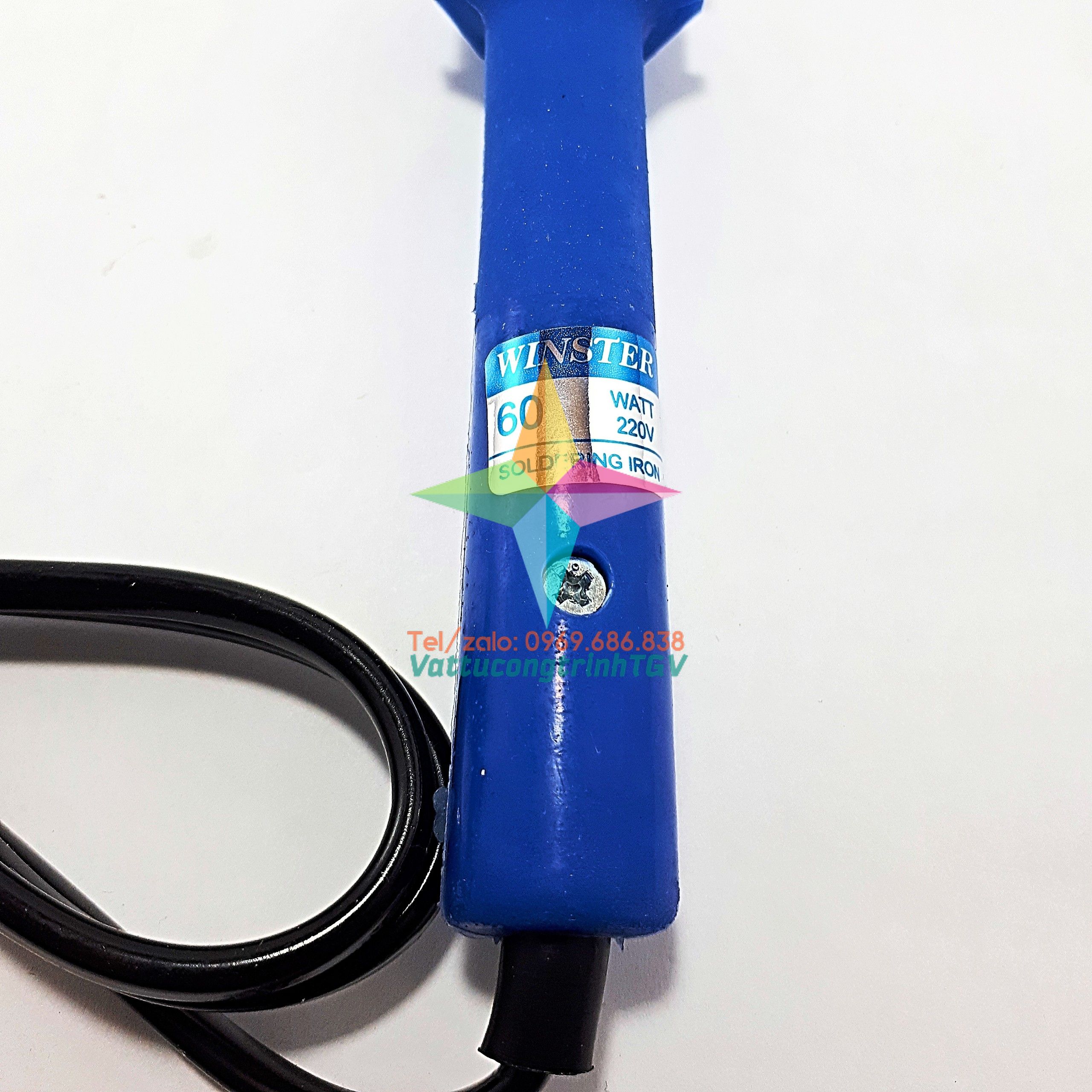 Mỏ hàn điện WINSTER WS-60W tay xanh