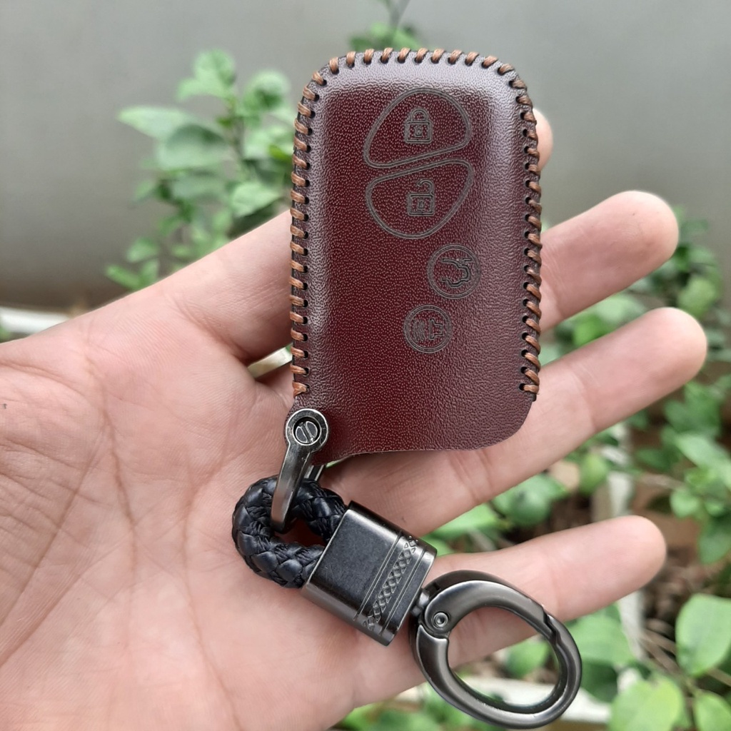 Bao da chìa khoá Lexus handmade da thật (Lexus RX, GX, LX, ES...)  bảo hành 2 năm, da thậT
