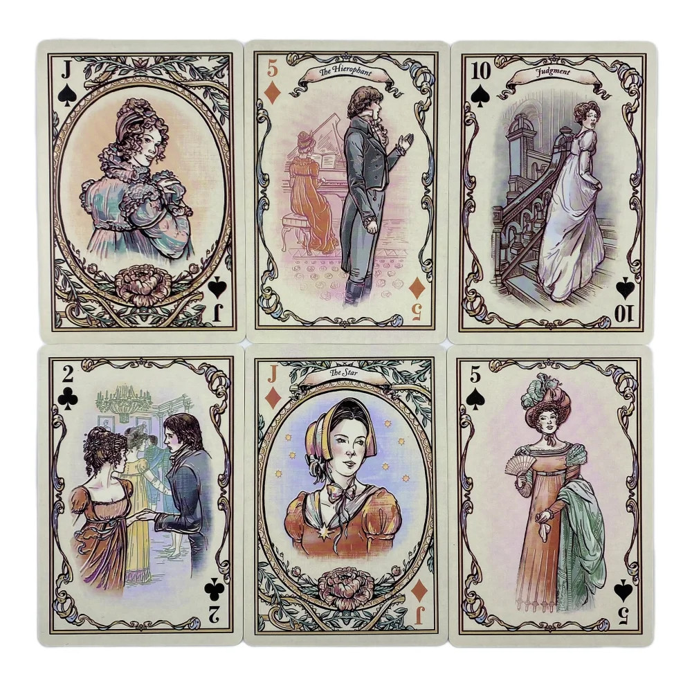 Bộ bài Tarot A JANE AUSTEN TAROT DECK bói bài tarot oracle [MUA 2 BỘ BẤT KÌ TẶNG ĐÁ THANH TẨY]