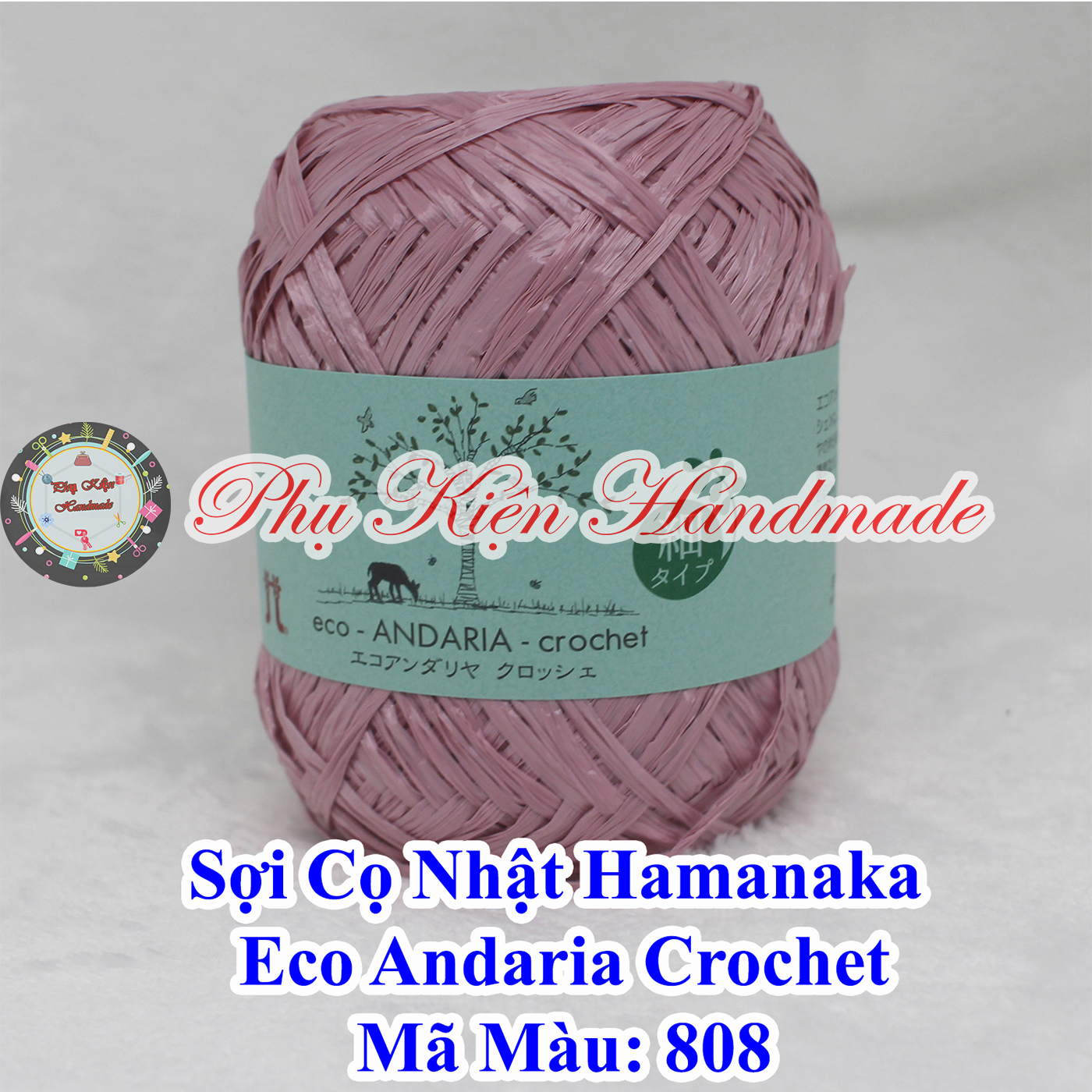 Sợi Cọ Nhật Hamanaka Eco Andaria Crochet