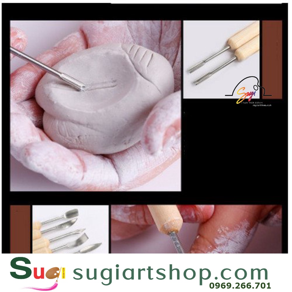 BỘ ĐỰNG DỤNG CỤ LÀM ĐẤT SÉT - LINK 2/2