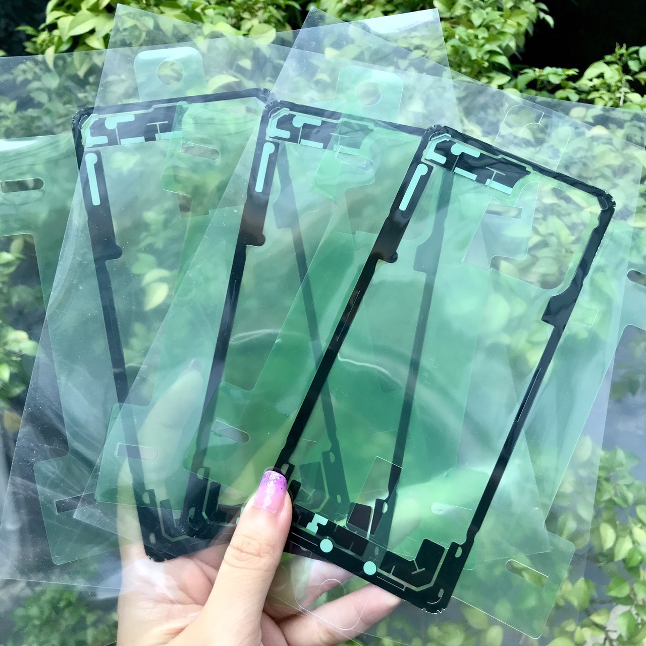 Ron ép kính, chống nước Samsung Note 10 Plus