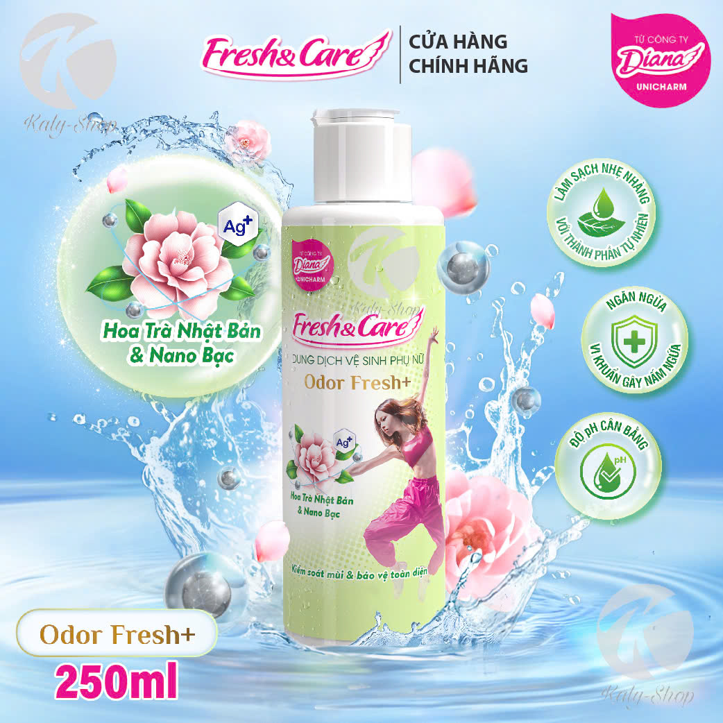 Dung Dịch Vệ Sinh Phụ Nữ Diana FRESH & CARE 150ml/250ml