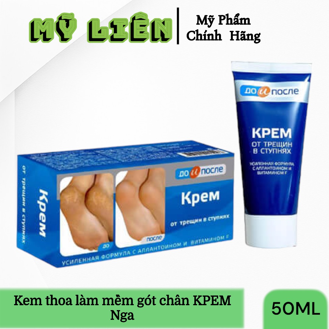 Kem thoa nứt gót chân kpem apteka nga