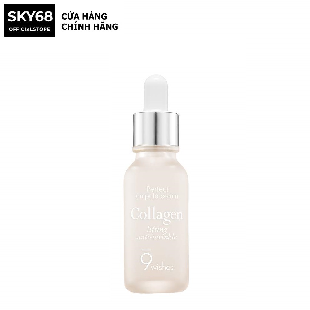 Tinh Chất Bổ Sung Collagen Và Ngăn Ngừa Lão Hóa 9 Wishes Ultimate Collagen Ampule Serum 25ml