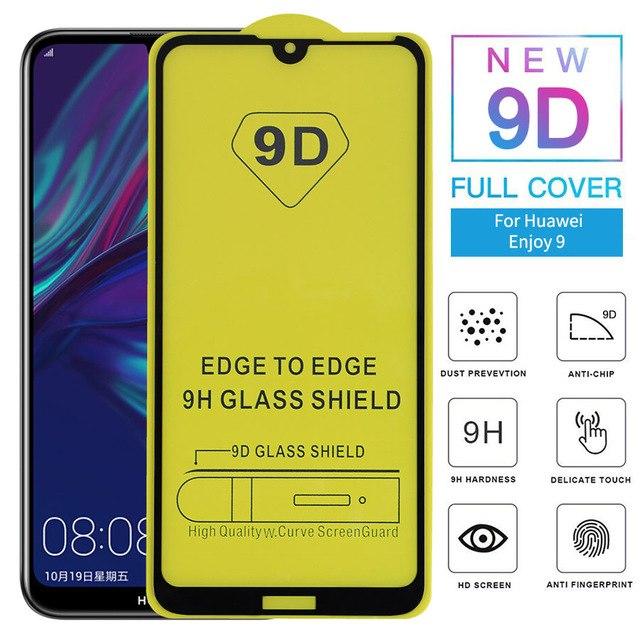 Huawei Y7 Pro 2019 - Cường lực 9D Full màn Full keo độ cứng 9H(Tặng keo chống hở mép)