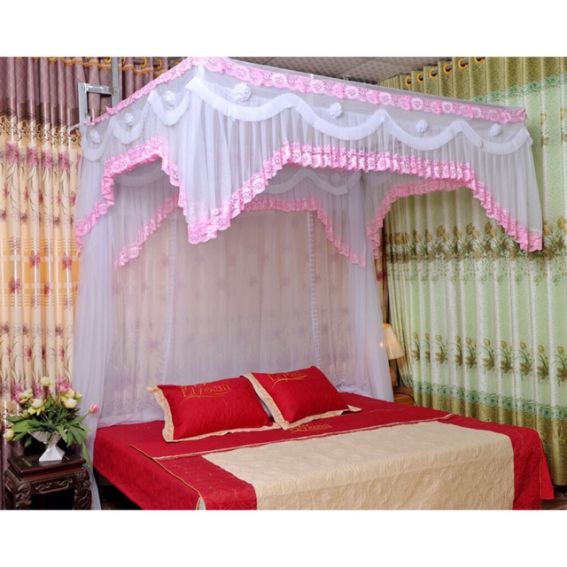 Màn khung tuyn lạnh cao cấp kích thước 1,6m*2m ( không bao gồm khung)