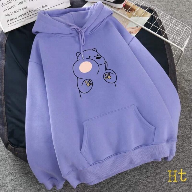 Áo hoodie gấu má phính HARI0221