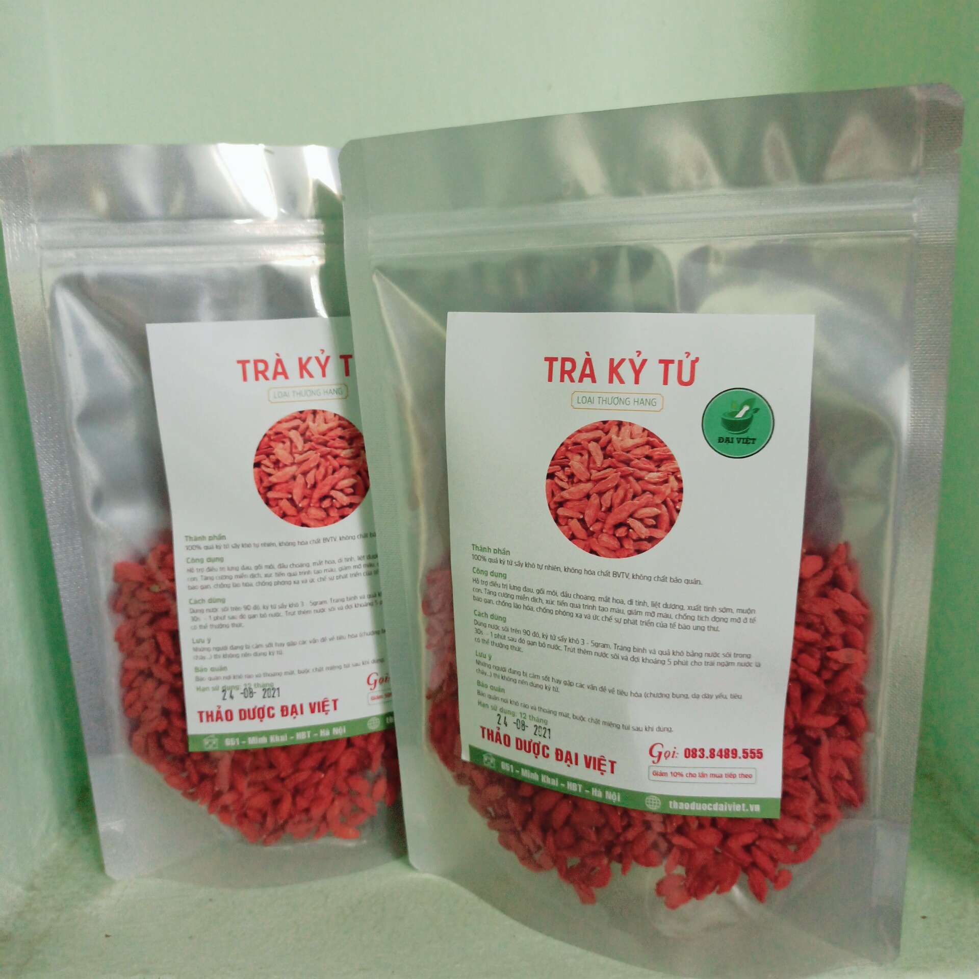Kỷ tử sấy khô (gói 1kg) - DV115