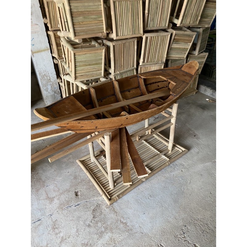 [HCM]thuyền gổ trang trí dài 1m5