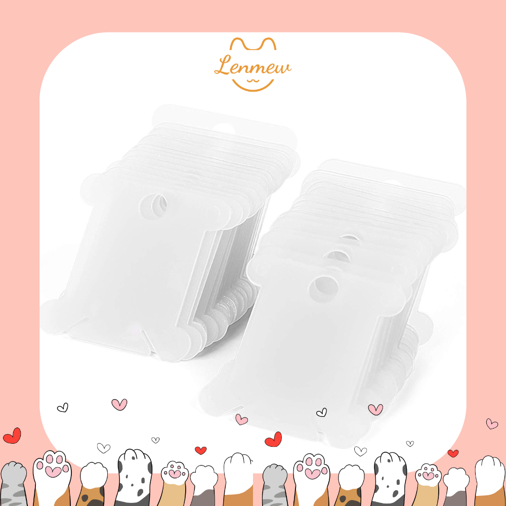 Thẻ nhựa quấn len/chỉ thừa - Set 10 cái