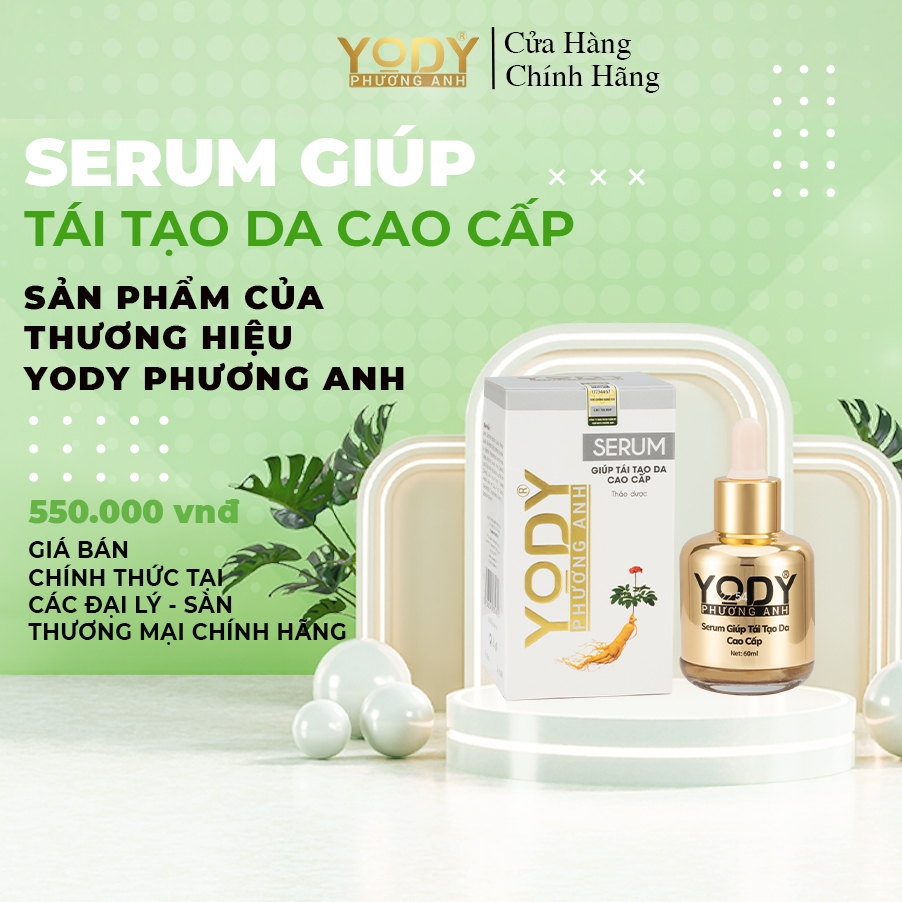 Serum giúp tái tạo da cao cấp YODY 60ml