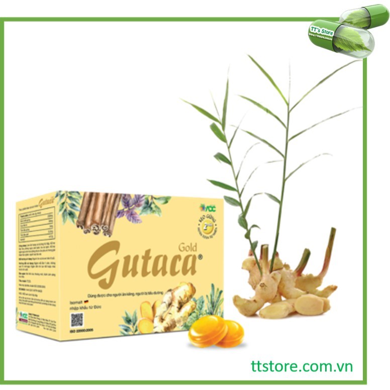 Kẹo Gừng GUTACA [Hộp 200 viên] - [gucata, gutacar]
