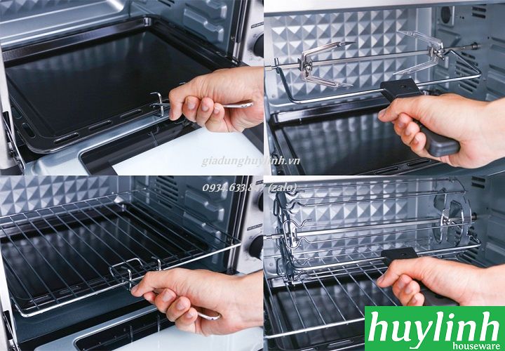 Lò nướng đối lưu Sharp EO-A323RCSV-ST [5 chức năng] - 32 lít [A324RCSV - 12 chức năng] [A323 - A324]