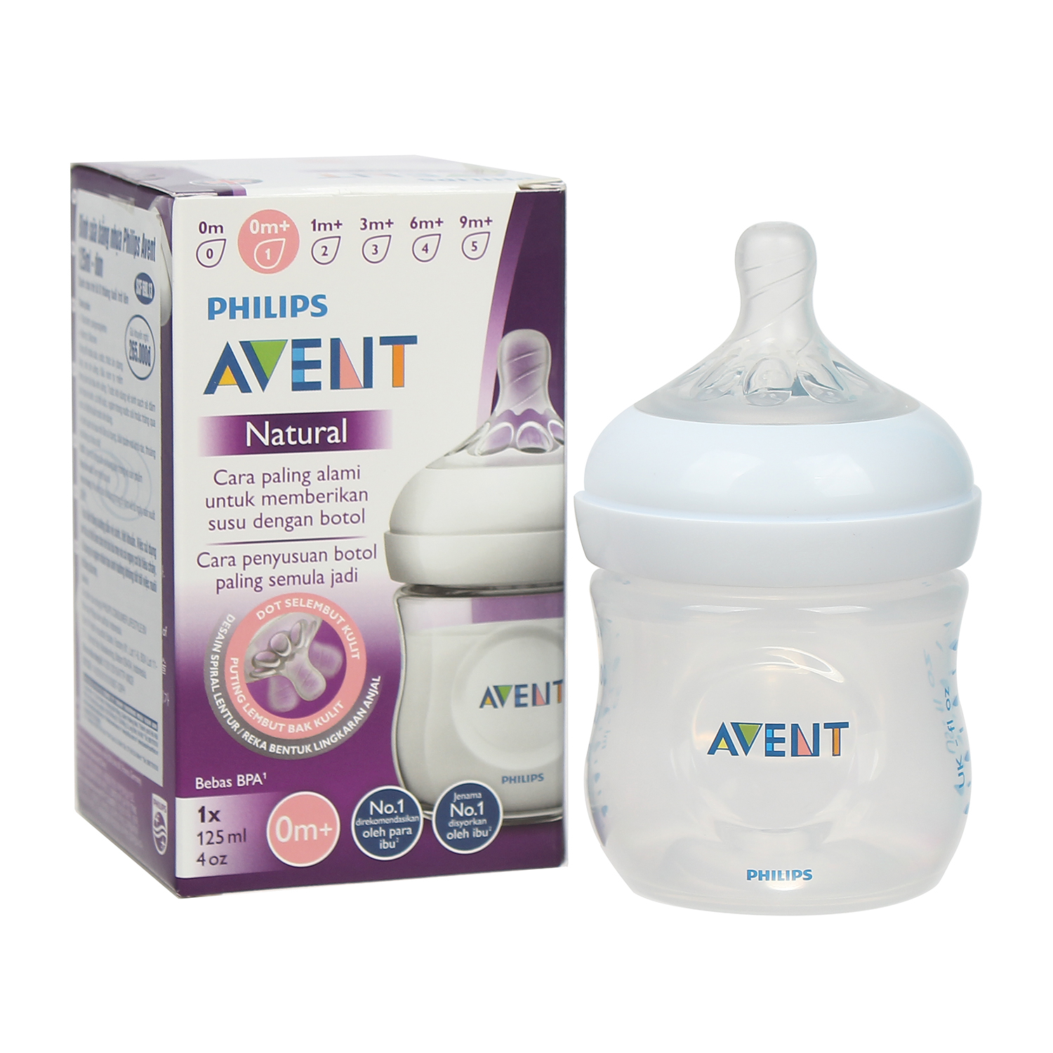 Bình sữa Avent Natural 125ml