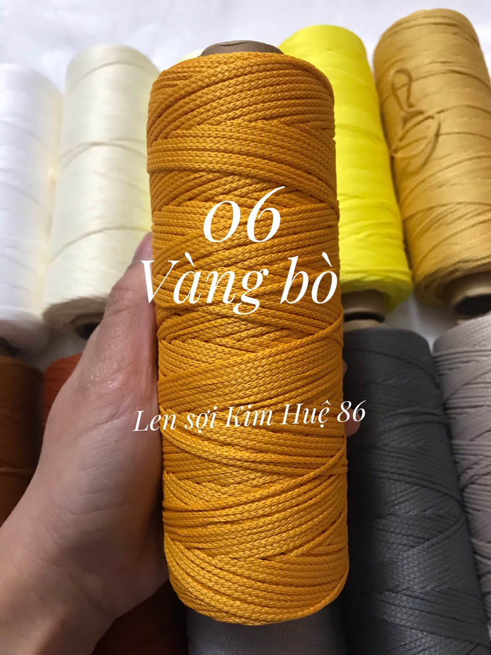 Sợi dệt trơn ( từ màu 01 đến màu 50)