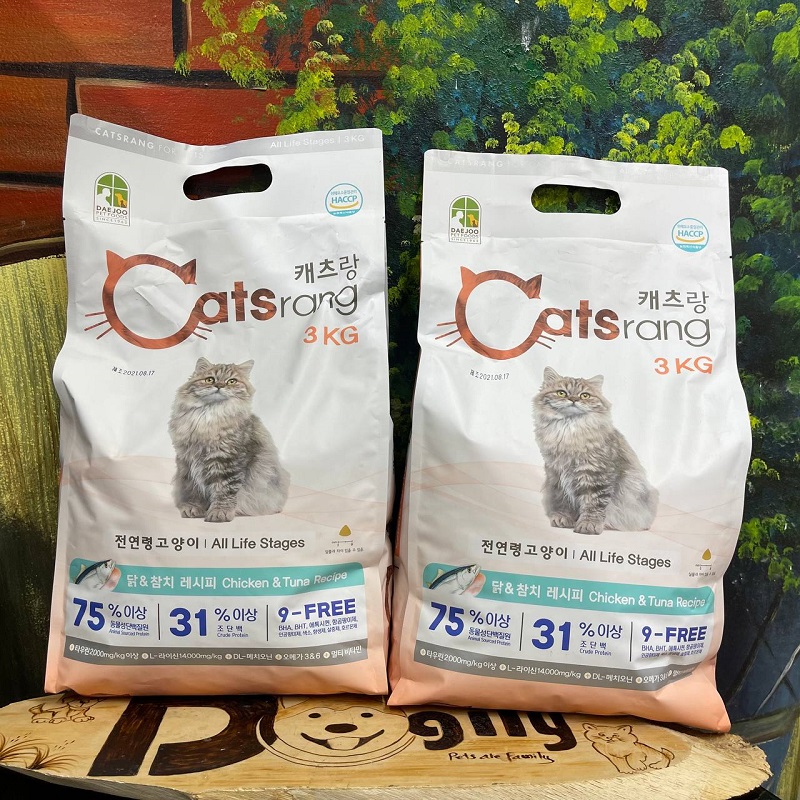 Thức ăn hạt cho mèo mọi lứa tuổi CATSRANG – 3KG