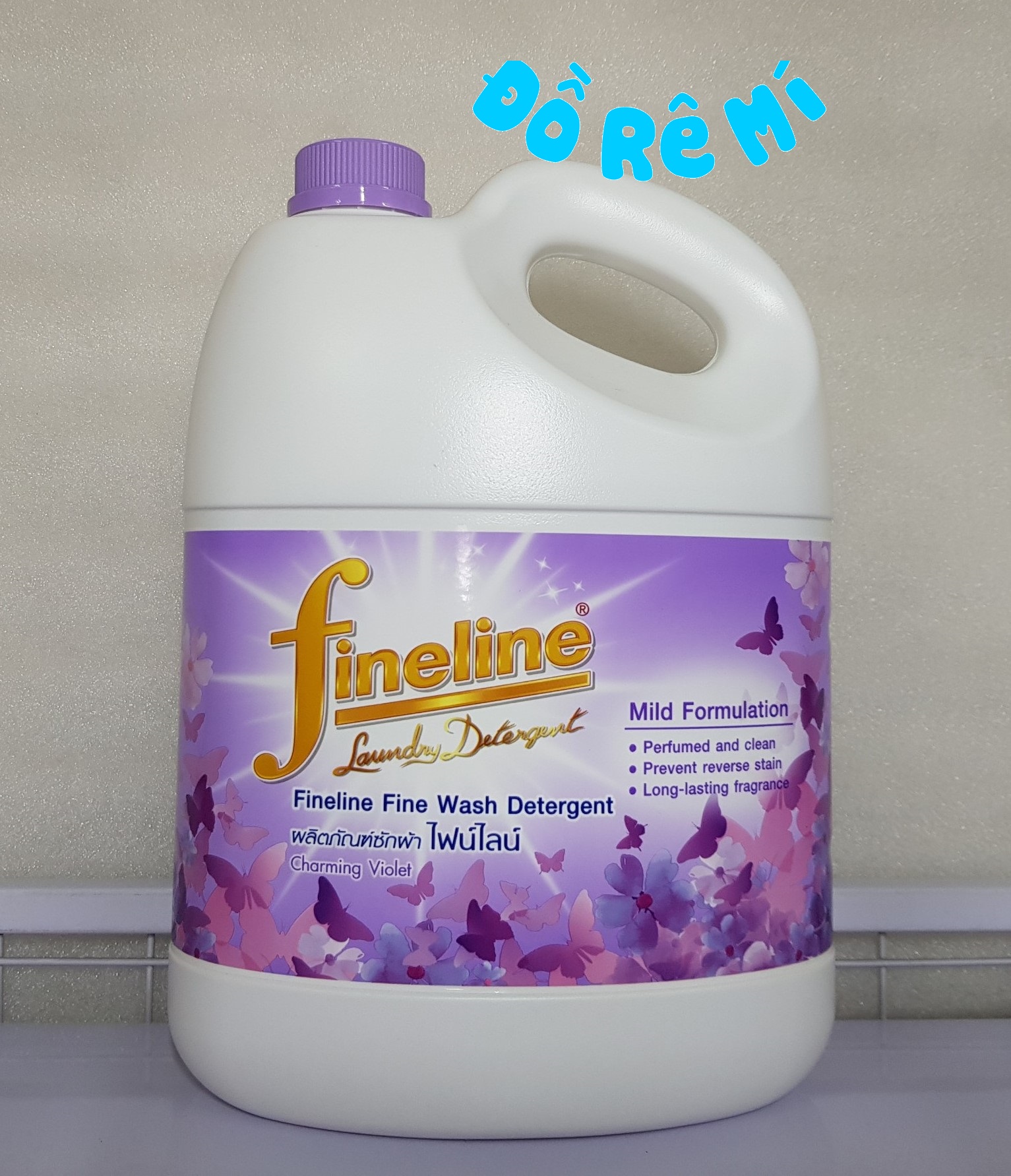 [HCM]Combo 2 can nước giặt Fineline 3000ml màu tím