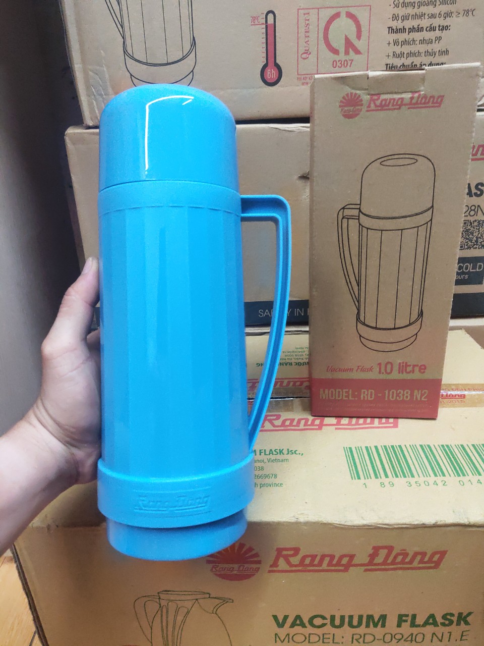 Phích Cá Nhân Cao Cấp 1000ml Rạng Đông RD 1038 N2