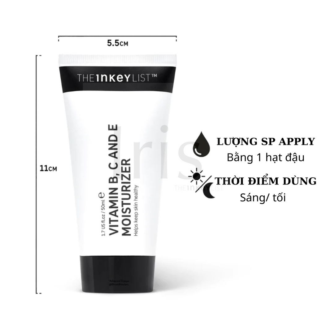 ✅ Kem dưỡng da Vitamin B,C and E Moisturizer -The INKEY List (BILL CANADA)