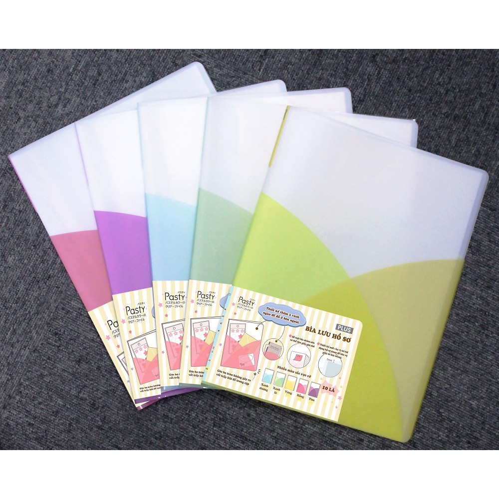 Bìa đựng hồ sơ Pasty Envelope - Dọc (Giao mẫu ngẫu nhiên)