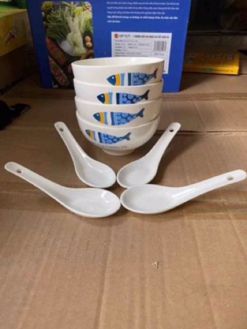 [HCM]Bộ chén sứ cao cấp hàng quà tặng dầu gội Head