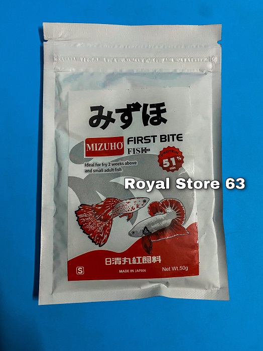 Cám Mizuho Nhật Bản cho cá cảnh Betta Guppy Thủy Sinh 50g