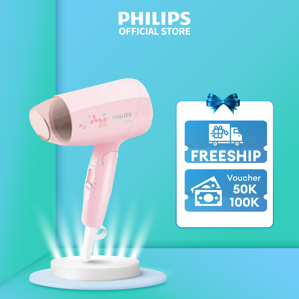 Máy sấy tóc Philips BHC010/00 - Dễ dàng chăm sóc tóc của bạn - sấy khô tóc nhanh - bảo hành 2 năm