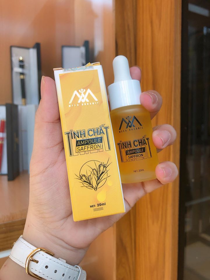 TINH CHẤT AMPOULE SAFFRON COLLAGEN MEEA ORGANIC