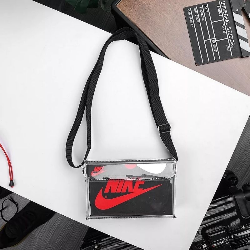 Túi đeo chéo custom nike jordan hộp giày mini, bag mini đeo vai nam nữ dp