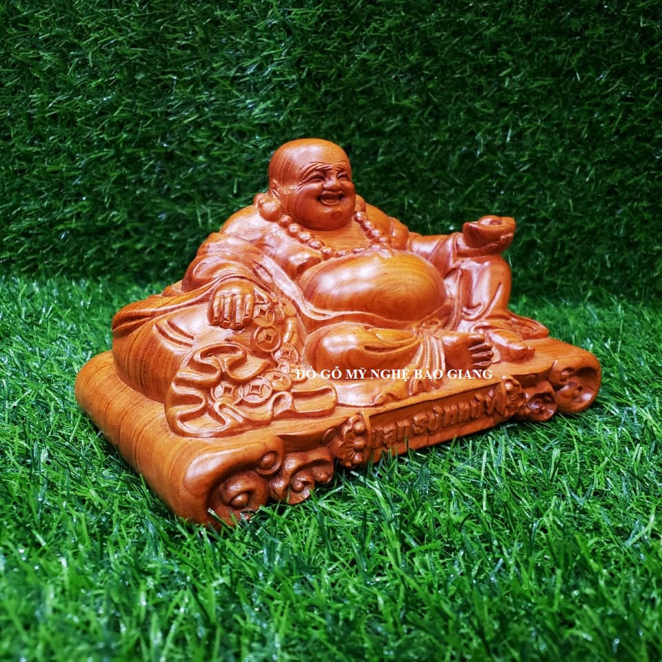 Tượng phật di lặc gỗ hương