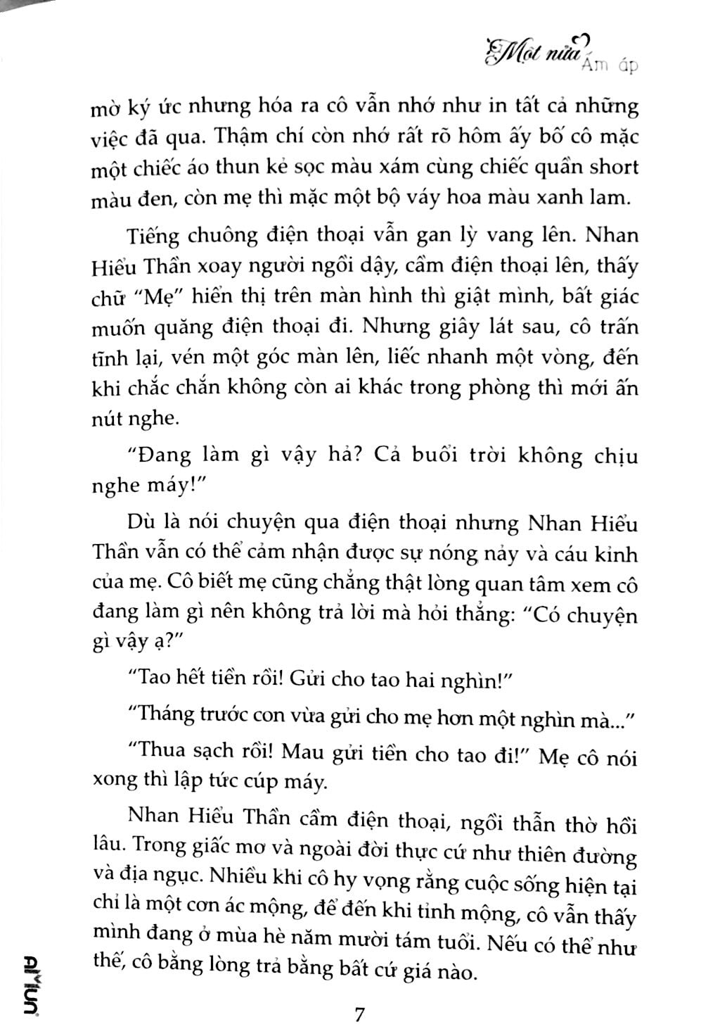 Fahasa - Một Nửa Ấm Áp - Tập 1