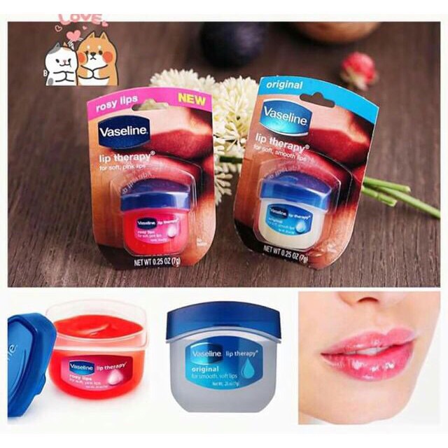 Sáp dưỡng môi Vaseline Rosy Lips Therapy 7g