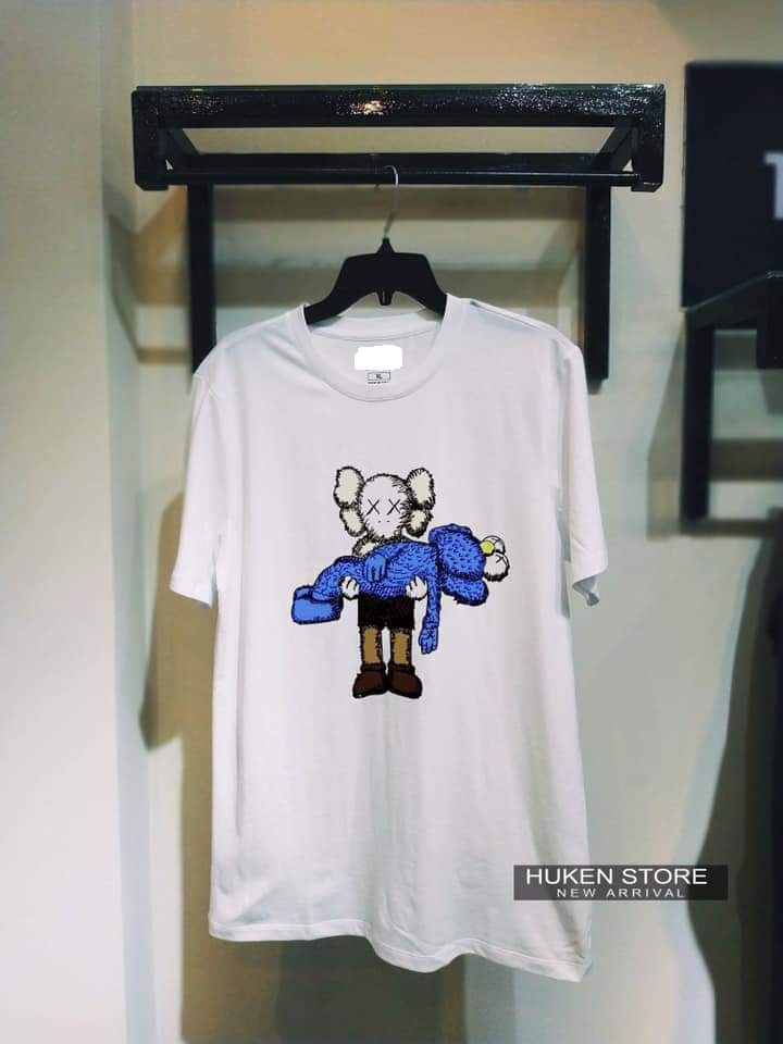 [HCM]Áo thun nữ form rộng Hàn Quốc in hình Người Nộm Bồng Em dễ thương vải dày mịn mát