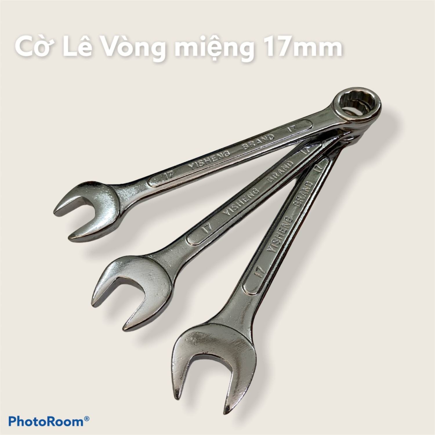 Cờ lê vòng miệng 17 mm 2 đầu