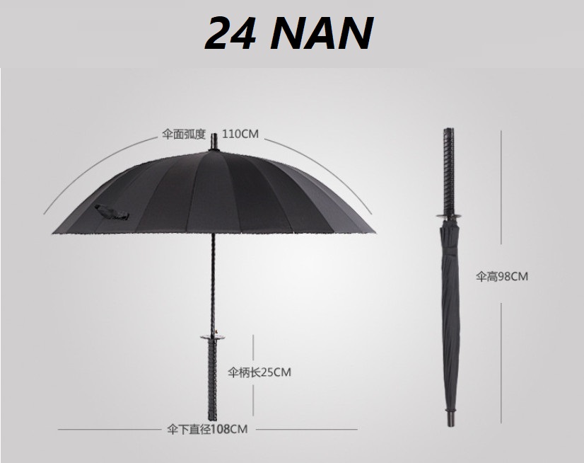 Ô Kiếm Nhật Dù Che Mưa Katana Cán Giả Kiếm Nhật ONB siêu bền chắc, mẫu mã bắt mắt, cực chất - Sanami Fishing