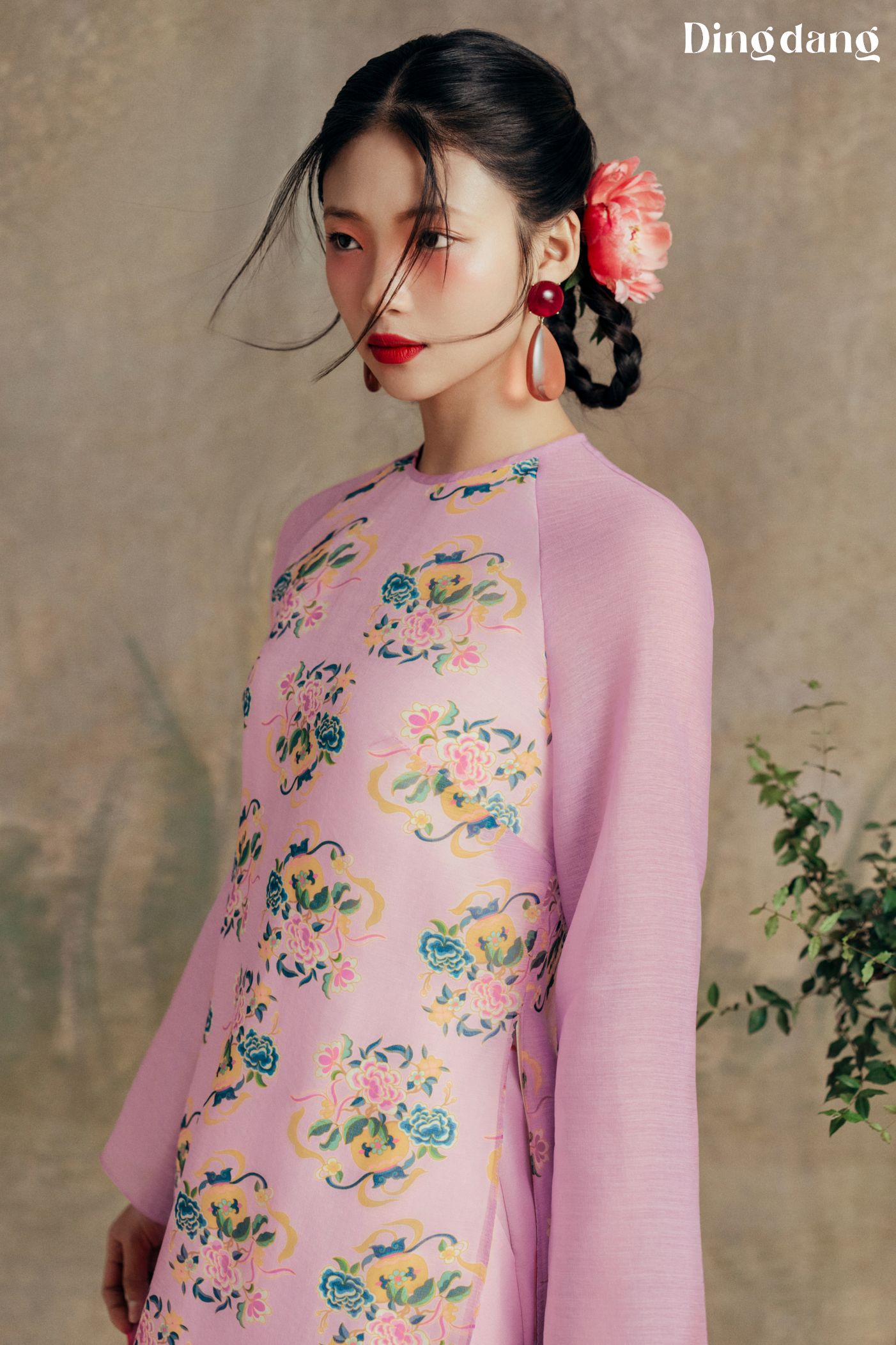 Áo Dài Ngũ Phúc - Đing Đang