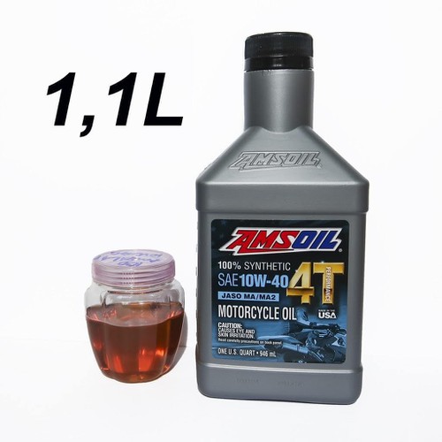1,1 lít nhớt Amsoil 4T 10w40 Performance tổng hợp toàn phần