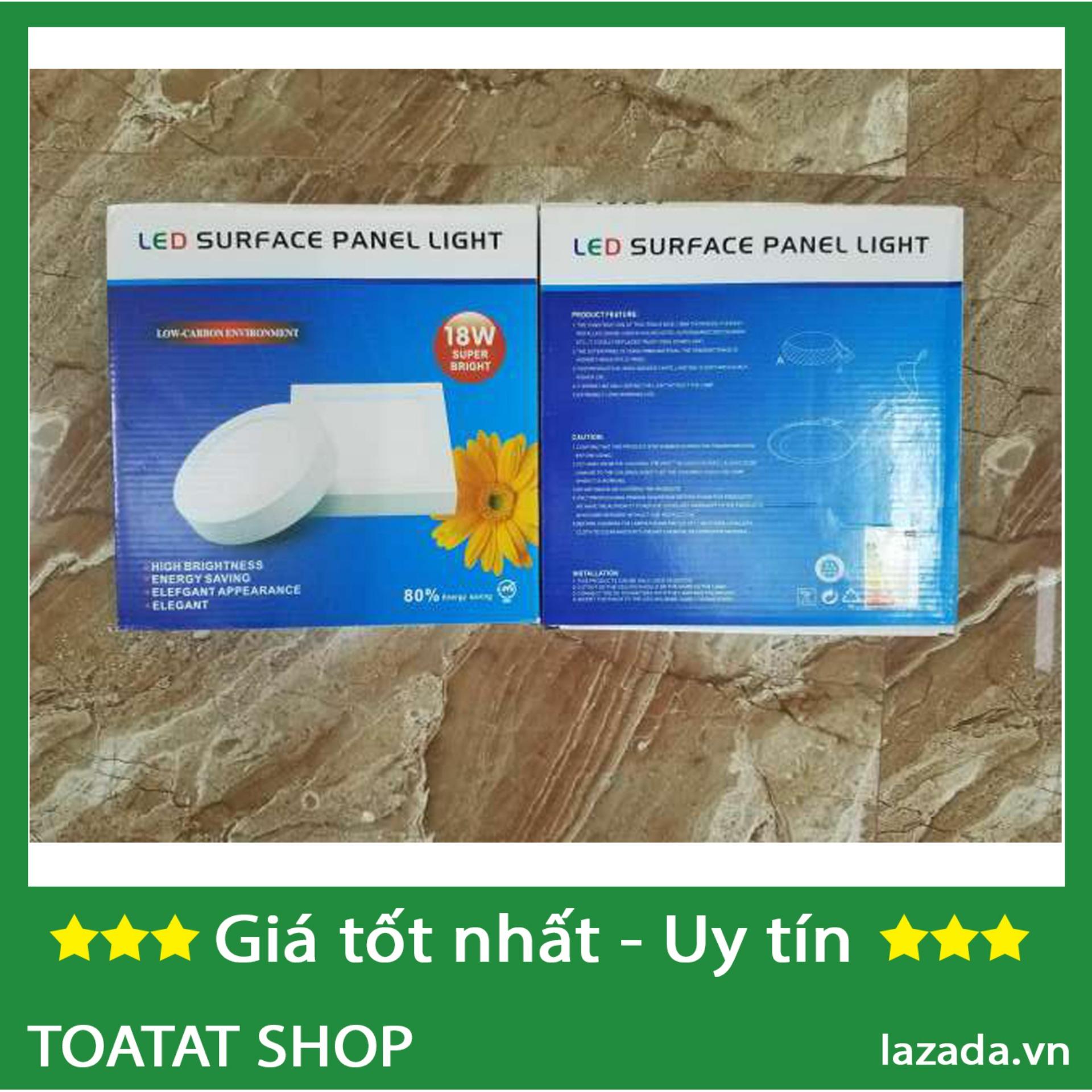 Đèn Led Ốp Trần nổi 24w Tròn hoặc Vuông