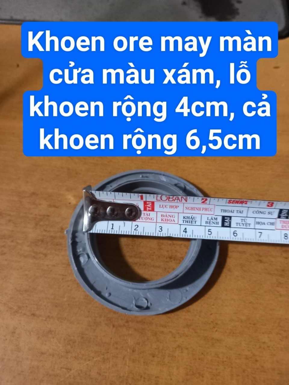 Khoen Ore May Rèm Cửa Màu Xám