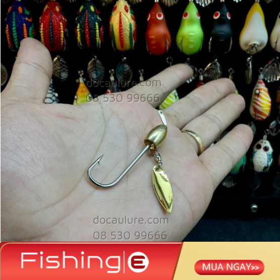 LƯỠI JIGHEAD THÉP AR15 MÓC MỒI MÊM 5g & 8g