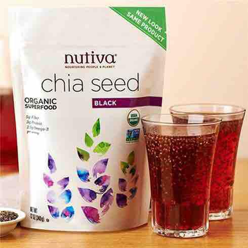 [HCM]Hạt chia đen Hữu cơ Nutiva Mỹ gói 907g