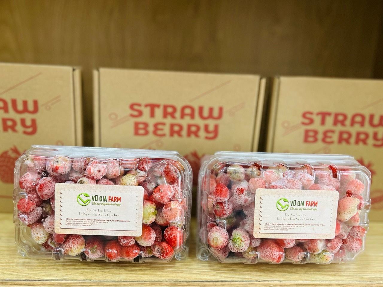 [Hcm] Frozen Japanese Sachi Strawberries - for Making Ice Cream, Cakes, Jams, Smoothies