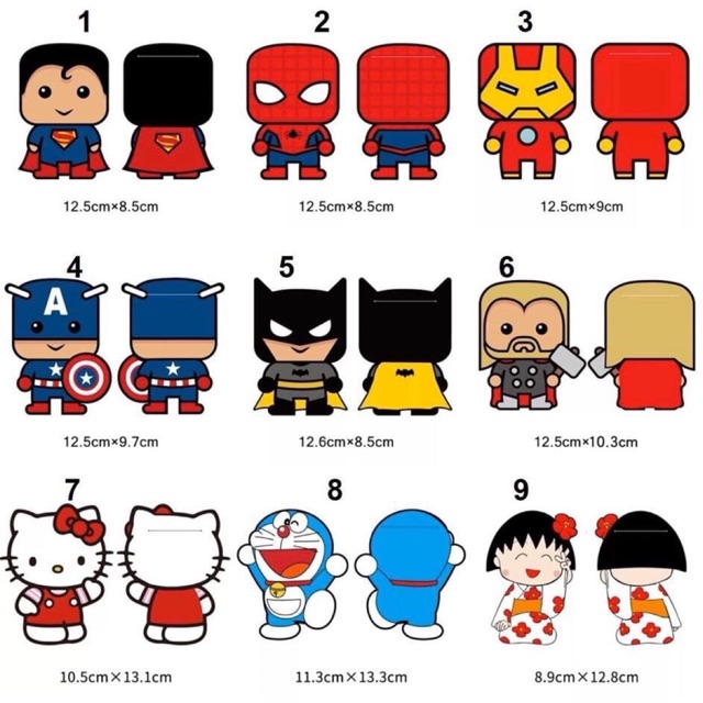 Combo 10 lì xì dễ thương