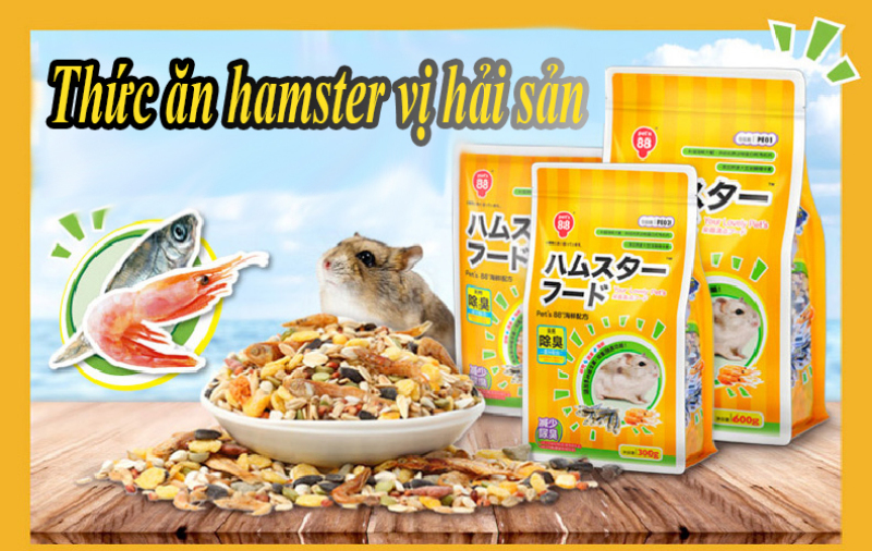 Thức Ăn Hải Sản Cho Hamster 150g